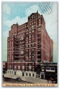 1936 William Sloane House YMCA New York City NY Vintage Posted Postcard 