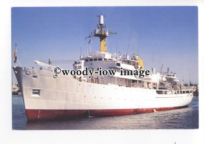 cd0386 - South African Navy Research Ship - Protea , built 1973 - postcard