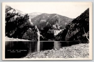 Helena MT Gate Of The Mountains Montana RPPC Real Photo Postcard V23