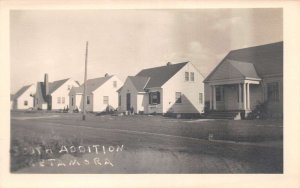 Metamora Indiana South Addition Street Scene Real Photo Vintage Postcard AA71090