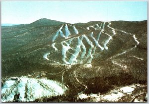 1986 Haystack Ski Area Wilmington Vermont Network Of Trails Posted Postcard