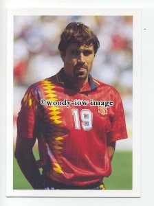 TC0070 - Spain Striker - Julio Salinas - postcard Barratt Europes Best