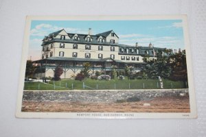 Newport House Bar Harbor Maine Postcard 54043 Curt Teich American Art Post Card