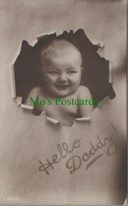 Children Postcard - Babies - Hello Daddy !   - RS25728