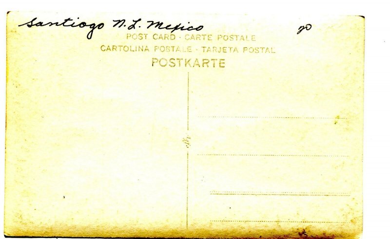 RPPC Postcard Villa de Santiago NL Mexico