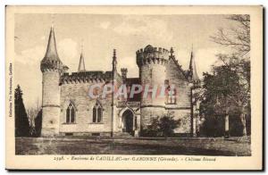 Old Postcard surroundings Cadillac sur Garonne Chateau Ricaud