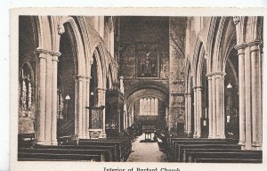 Oxfordshire Postcard - Interior of Burford Church     ZZ3313