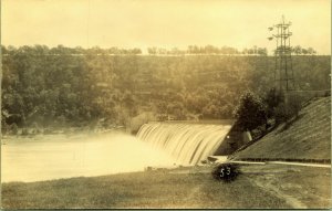 RPPC Waterfall Dam 53 Branson Missouri Real Photo Postcard