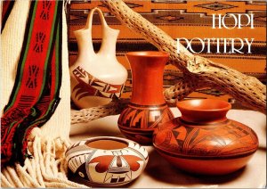 Hopi Pottery Wedding Belt, Sash Belt Postcard L65
