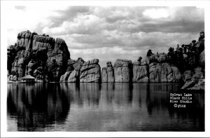 Vintage 1930's Sylvan Lake Black Hills South Dakota SD RPPC Postcard Real Photo