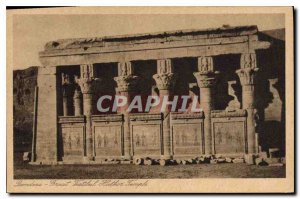 Postcard Ancient Egypt Egypt Dendera Hathor Temple Great Vestibul