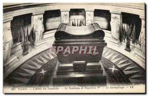 Old Postcard Paris Hotel des Invalides Napoleon's Tomb 1 The sarcophagus