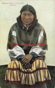 Native American Eskimo, Maid of Keewalik Alaska, AYPE Logo