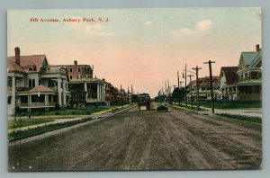 ASBURY PARK NJ 8th AVE. ANTIQUE POSTCARD