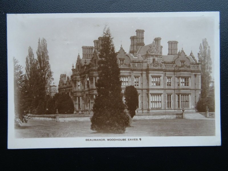 Leictershire BEAUMANOR Woodhouse Eaves - Old RP Postcard by W. Harriman