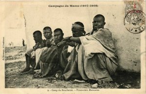 CPA AK MAROC Camp du BOUCHERON - Prisonniers Marocains (213385)