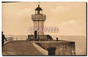 Old Postcard Lighthouse Jetee South Pallice Rochelle