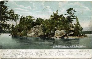 Rock Island - Lake Winnipesaukee - New Hampshire - pm 1905 - UDB