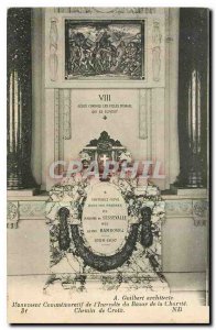 Postcard Ancient Monument Commemorative Encendie of the Bazar de la Charite W...