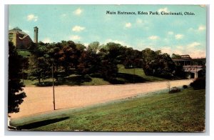 Main Driveway Eden Park Cincinnati Ohio OH UNP Unused DB Postcard V19