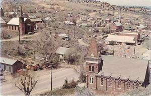 View of Austin Nevada NV Chrome Postcard