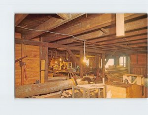 M-176922 Interior of water powered saw mill Batsto New Jersey