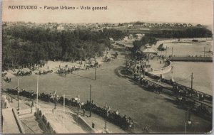 Uruguay Montevideo Parque Urbano Vista General Vintage Postcard C132