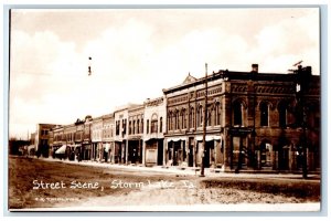 c1950 Street Scene Exterior Building Storm Lake Iowa IA Vintage Vintage Postcard