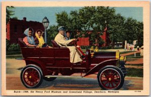 Dearborn Michigan, Henry Ford Museum Greenfield Village Model-T Vintage Postcard