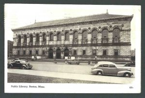 1947 RPPC Public Library Boston Ma