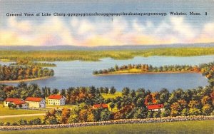General View of Lake Chargoggagoggmanchauggagoggchubunagungamaugg Webster, Ma...