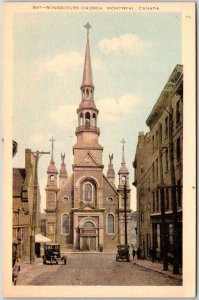 Bonsecours Church Montreal Canada Oldest Chapel Cathedral Postcard