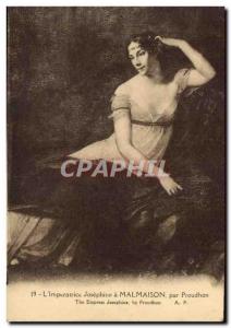 Rueil Malmaison - Napoleon L & # 39Imperatrice Josephine Proudhon - Old Postcard