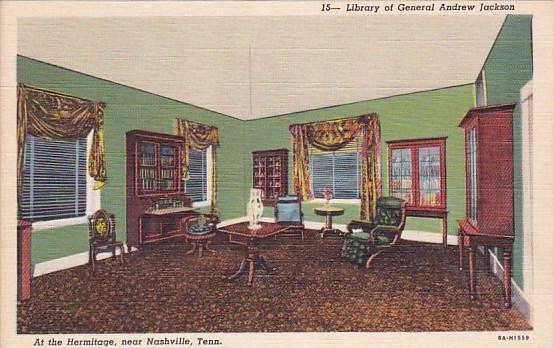 Library Of General Andrew Jackson At The Hermitage Nashville Tennessee