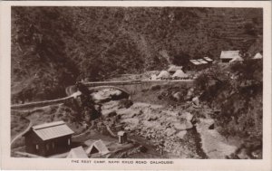 PC PAKISTAN, NAINI KHUD ROAD, Vintage REAL PHOTO Postcard (b43321)