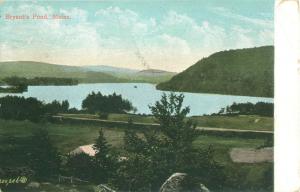 Bryant  Pond; Woodstock Maine House in Foreground 1908 Postcard