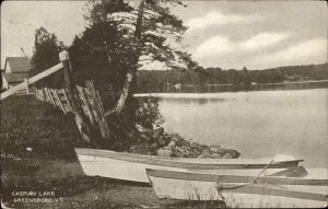 Greensboro Vermont VT Caspian Lake c1910 Vintage Postcard