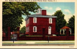 New Jersey Trenton William Trent House Built 1719 On South Warren Street Curt...