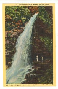 NC - Dry Falls. Located Between Highlands & Franklin ca 1939