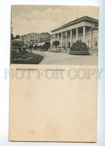 151750 GERMANY BADEN-BADEN Conversationshaus Vintage PC