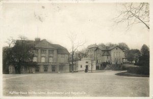Germany Lower Saxony Kaffe-Haus Wolfenbüttel, Stadttheater und Kegelhalle 1932