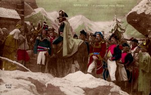 Napoleon - The Passage of the Alps - Le passage des Alpes - c1910