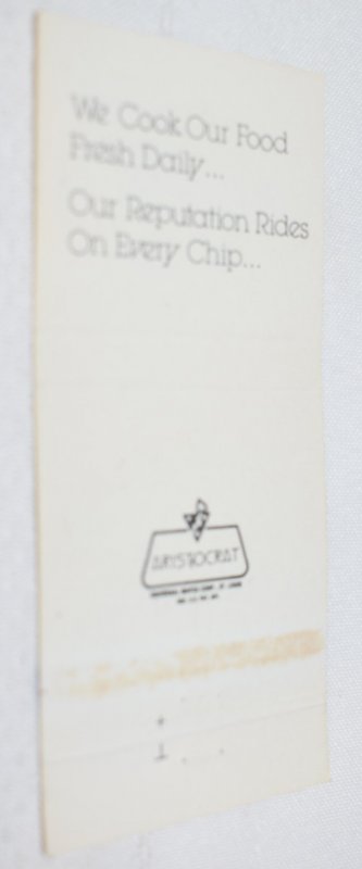 The Original El Torito 30 Strike Matchbook Cover