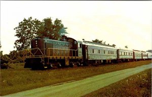 Postcard TRAIN SCENE Bailey Ohio OH AK8342