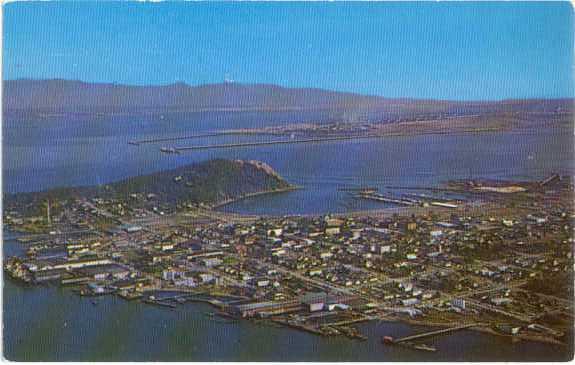 Air View of Anacortes Washington WN