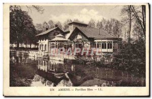 Old Postcard Amiens Blue Flag