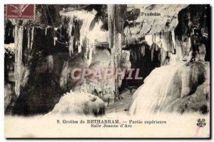 Old Postcard From Betharram Caves Part Superior Salle Jeanne D & # 39Arc