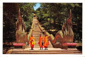 BF347 the dragon staircase thailand types folklore costumes