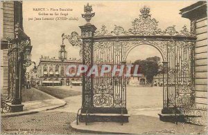 Old Postcard Nancy Place Stanislas iron grills Forge Jean Lamour (eighteenth ...