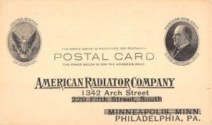 Philadelphia Pennsylvania Radiator Company Antique Postcard K60531